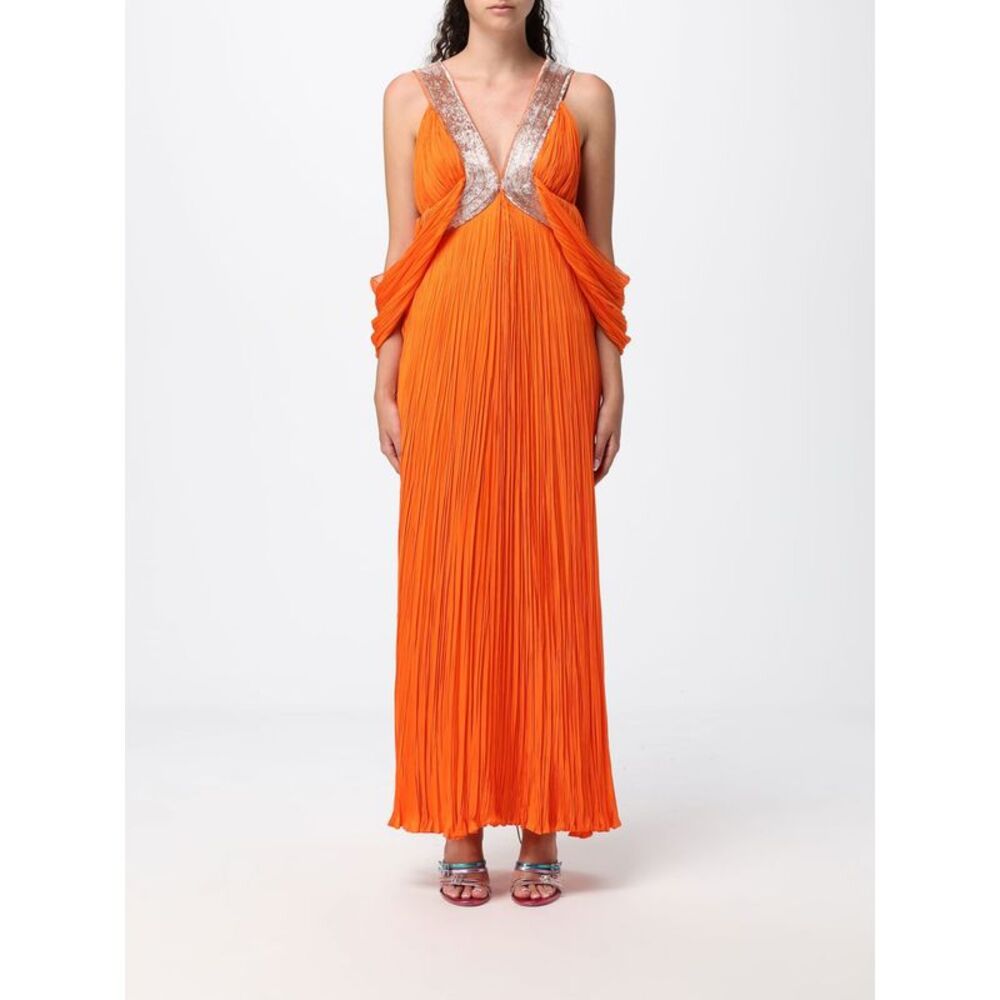 Alberta Ferretti Dress Woman Orange